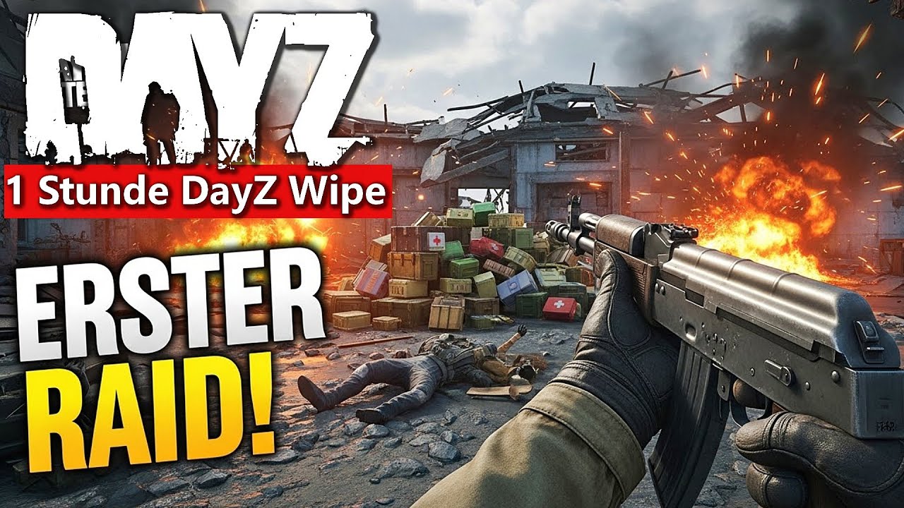 💥1 Stunde FRISCHER WIPE START auf DayZ! FEIND-BASIS gestürmt, ERSTER RAID & MASSIVER LOOT! 🔥