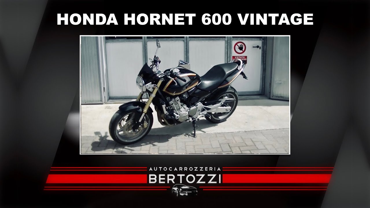Verniciatura Honda Hornet 600 stile Vintage - Carrozzeria Bertozzi - Reggio Emilia
