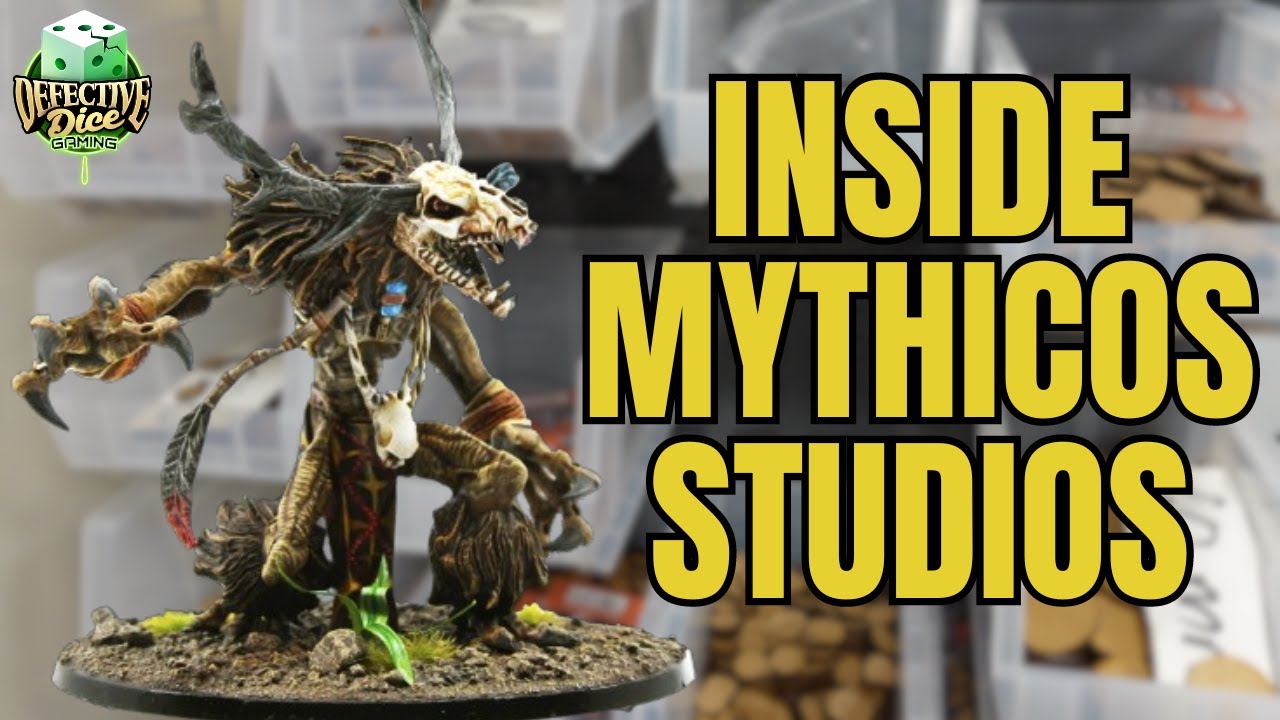 Behind the scenes tour of Mythicos Studios miniature production facility