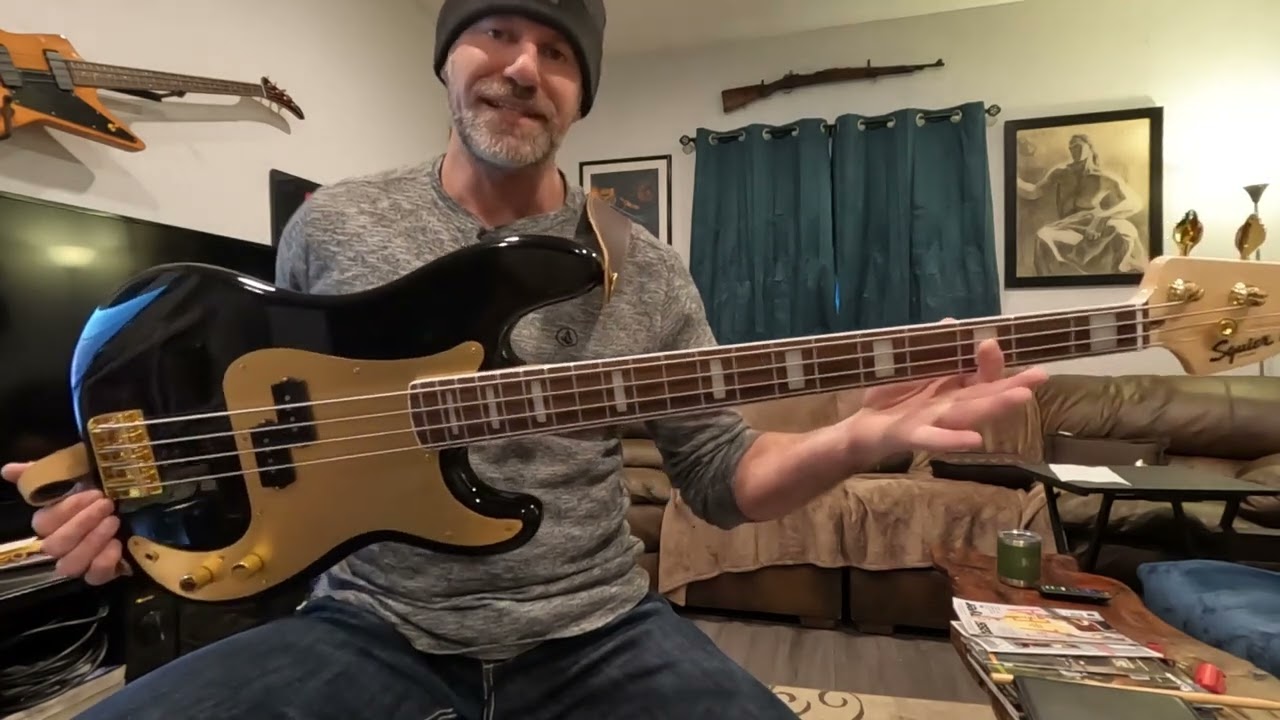 Squier Precision Bass 40th Anniversary Gold Edition Review