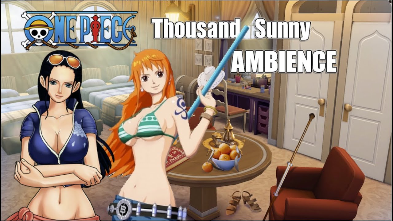 ONE PIECE AMBIENCE 🏴‍☠️  Nami and Robin relax in their bedroom (Shifting Subliminal)