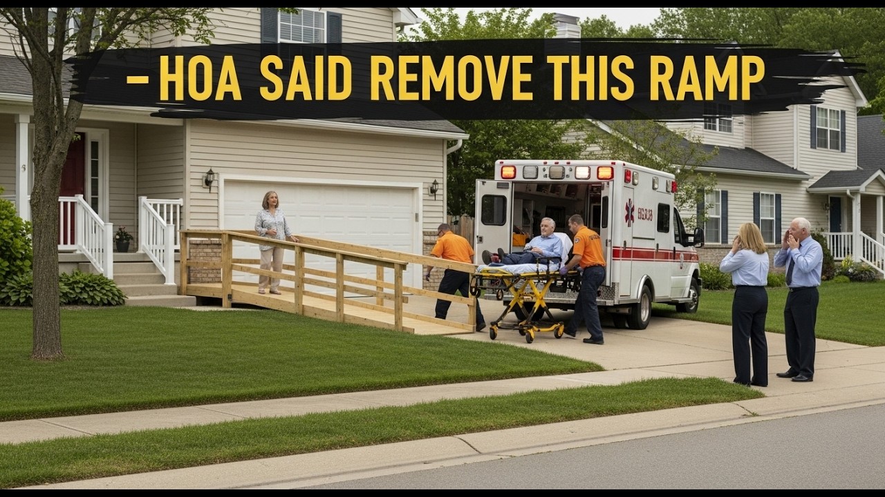 HOA Told Her to Remove the Ramp &mdash; Until Someone Needed It Urgently