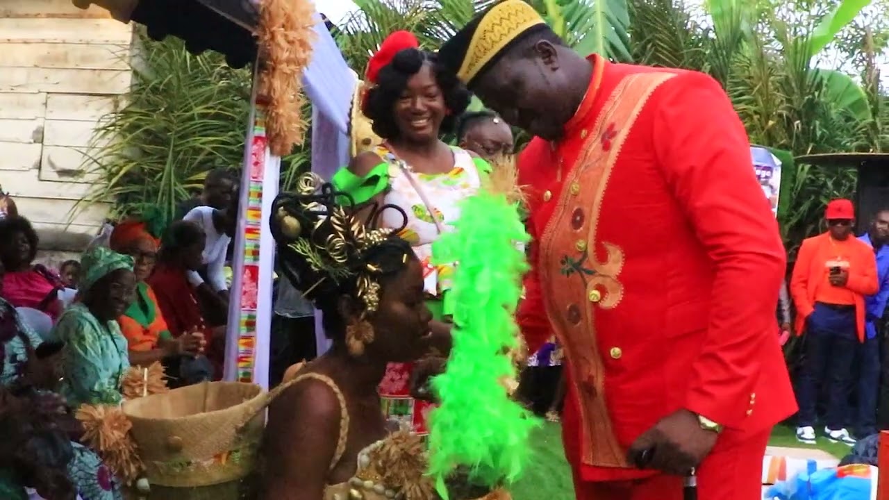 MARIAGE COUTUMIER Ines Sandrine et Harry Gabriel