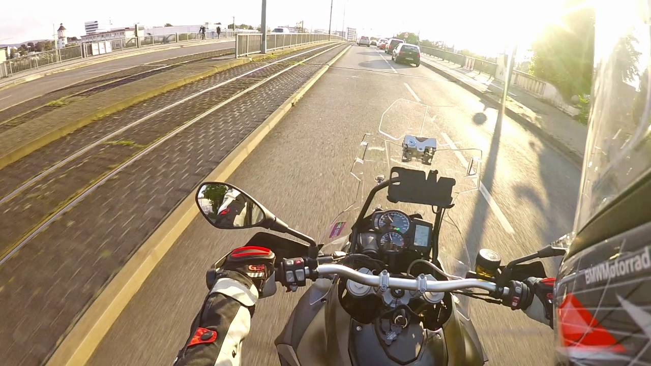 BMW F800GS ADV in City Traffic [GoPro 5]