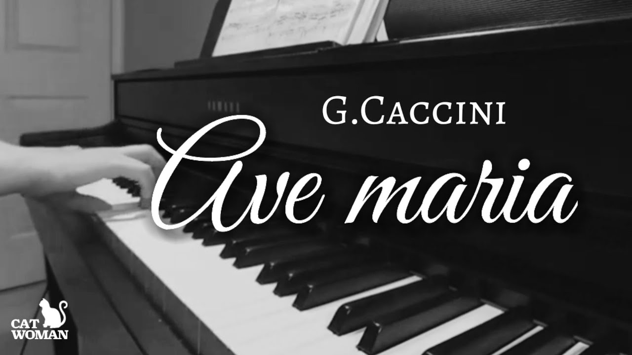 [🎹 sheet music] Caccini: Ave maria (Vladimir Vavilov) ㅣ카치니- 아베마리아 (원곡자: 블라디미르 바빌로프)by catwoman piano