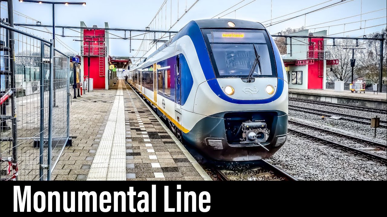 Train Cab Ride NL / Hoofddorp - Amsterdam Zuid - Hilversum - Utrecht / SLT Sprinter / Nov 2020