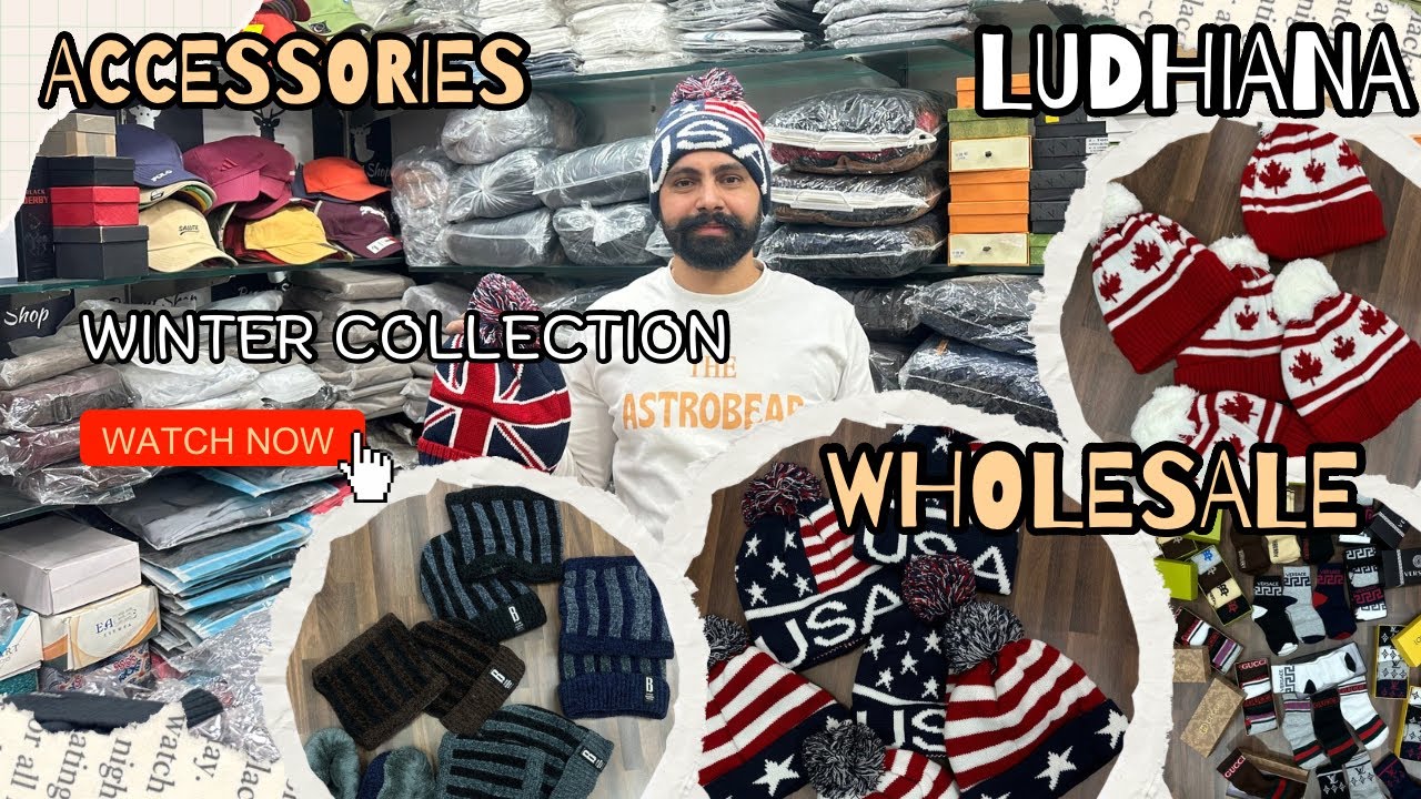 Premium Imported Socks, Caps and Gloves Wholesale in Ludhiana ✅ | Accessories Wholesale 🔥| New Stock