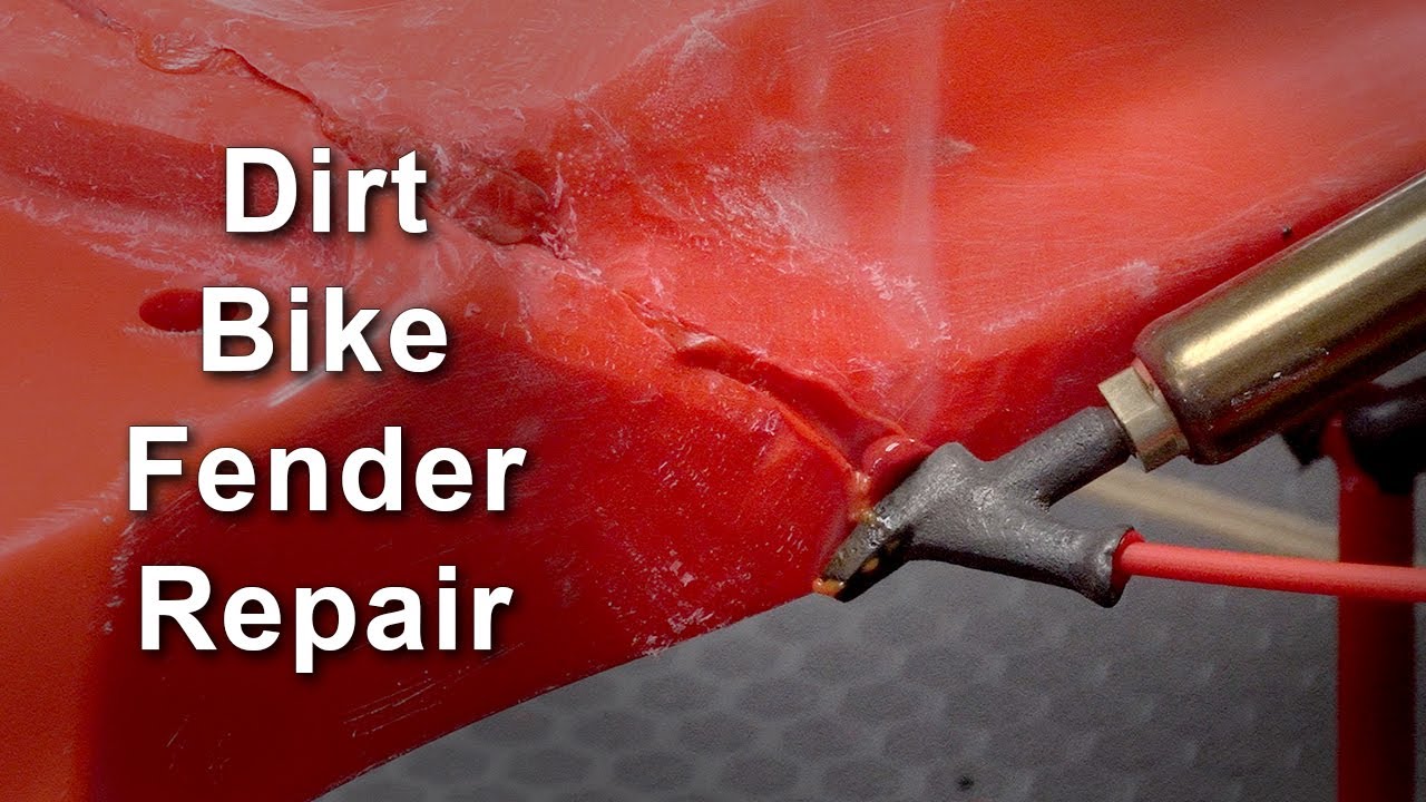 Repairing a Crack in a Dirt Bike Fender Using the ATV Pro Welder