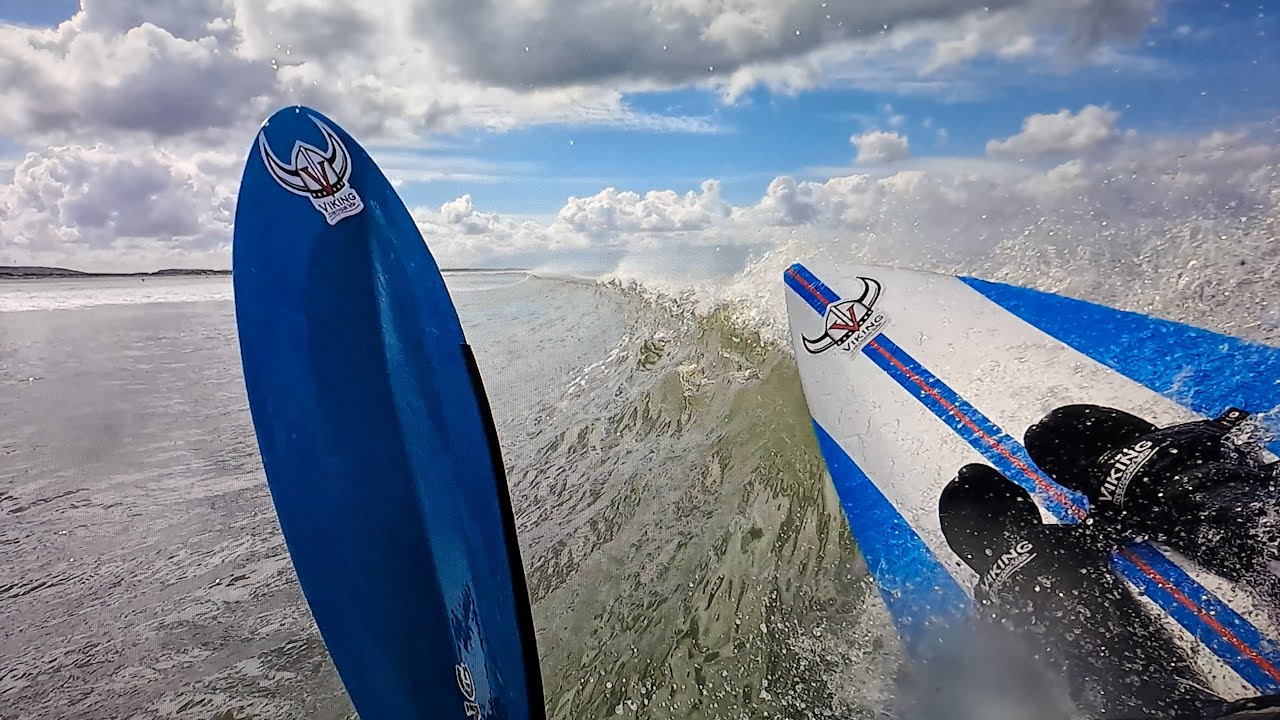 Sunrise Beach POV Waveski Surfing 3 Sept 23