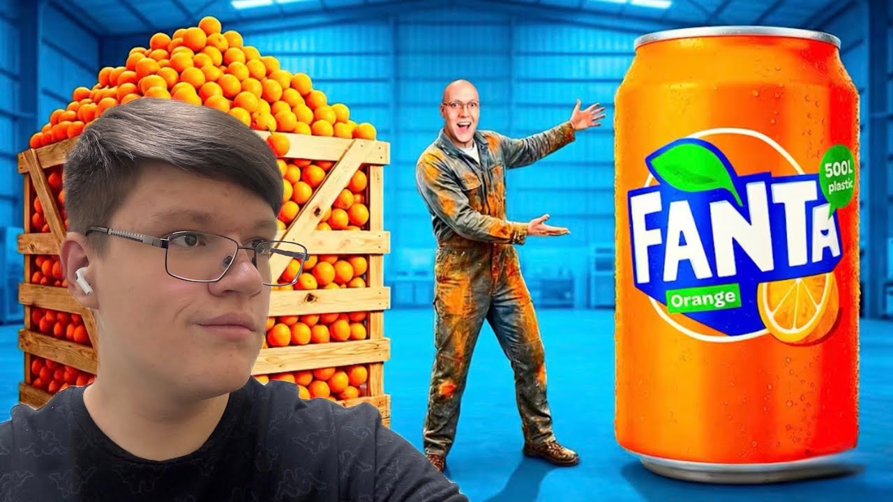 ВИПАР СМОТРИТ: Я СДЕЛАЛ ГИГАНТСКУЮ FANTA ИЗ 1 ТОННЫ АПЕЛЬСИНОВ !!!
