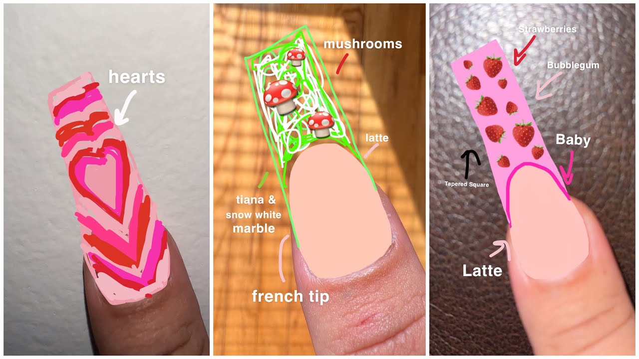 Subscribers Draw my Nail Design 💅🏼 Anacrylics Compilation 2