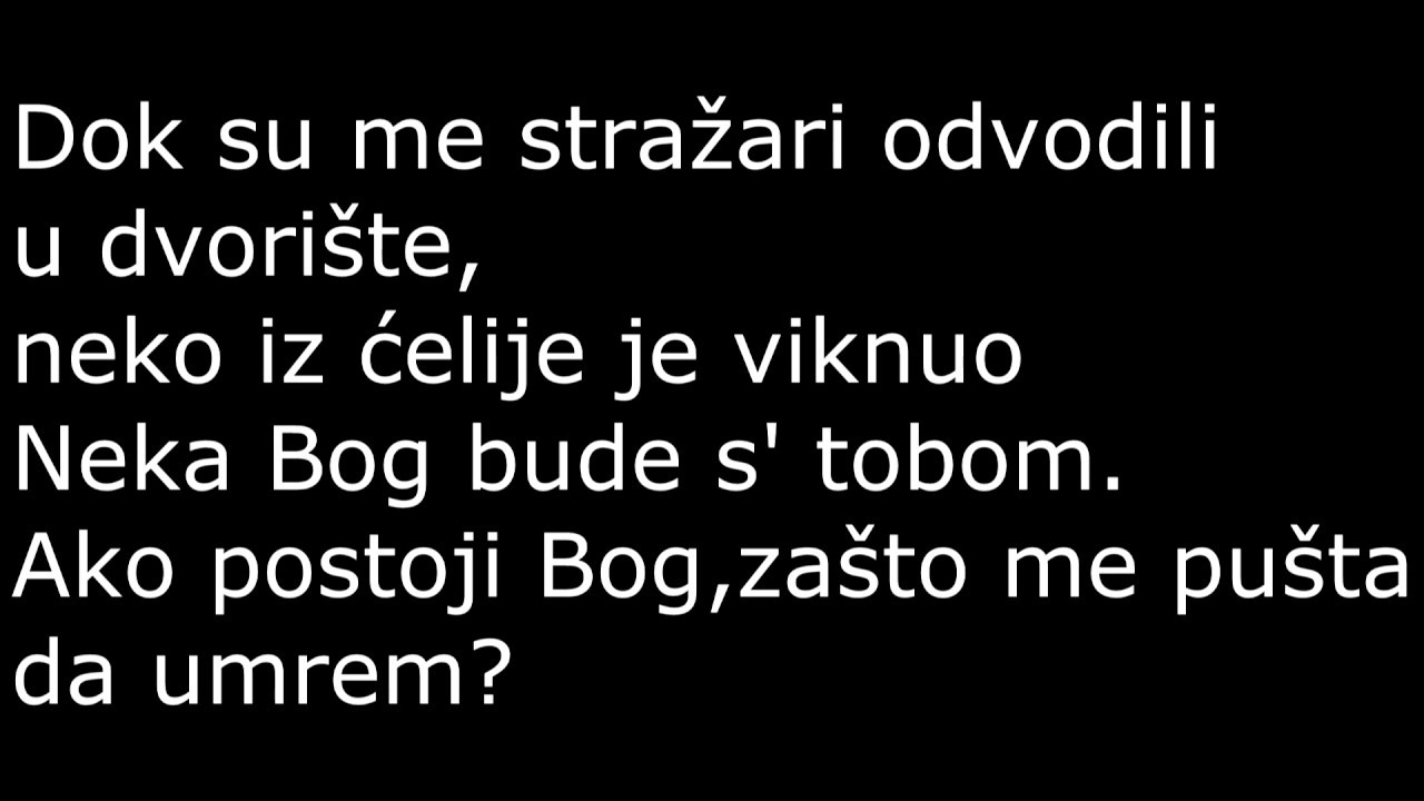 Iron Maiden-Hallowed Be Thy Name Srpski Prevod (Serbian Translate)