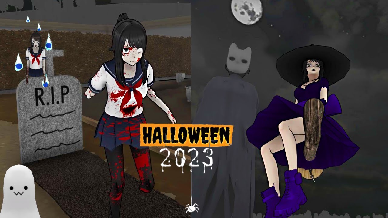 Лучший Хэллоуинский мод на Яндере Симулятор - Thrilling Tremors Halloween Mod Yandere Simulator