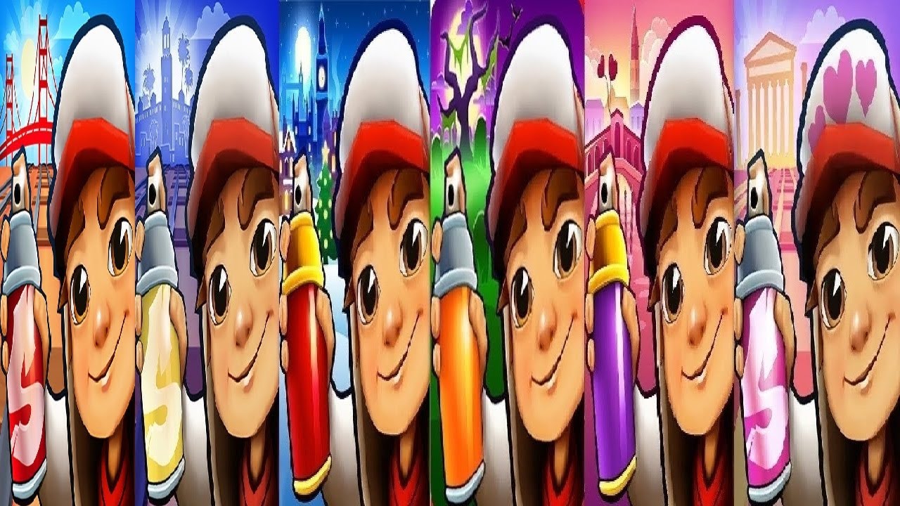 Subway Surfers San Francisco VS London Christmas New Orleans halloween  Greece Valentine's 2019 2024