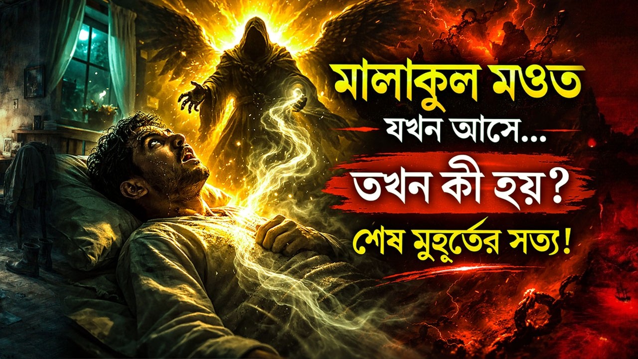 মালাকুল মউত যখন আসে তখন মানুষের সাথে কি ঘটে?