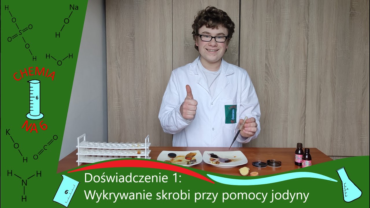 Doświadczenie 1: Wykrywanie skrobi przy pomocy jodyny