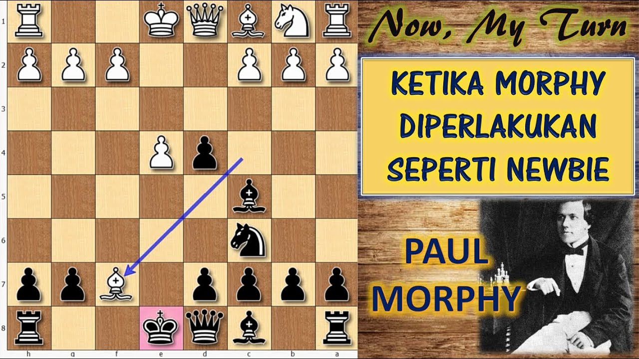 MORPHY DIKASIH GAMBIT, APA YANG TERJADI ??? | Alexander Beaufort Meek VS Paul Morphy