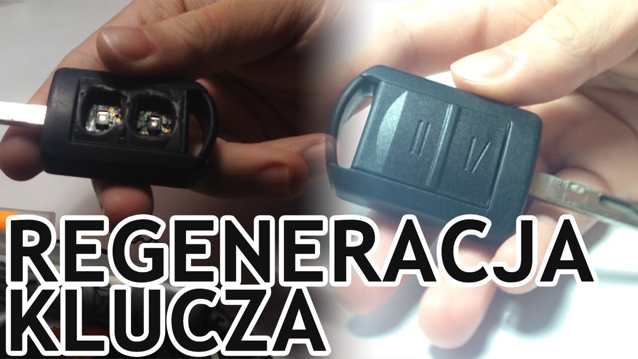 Regeneracja pilota kluczyka- wymiana baterii, obudowy i microswitchy (OPEL MERIVA AGILA CORSA COMBO)