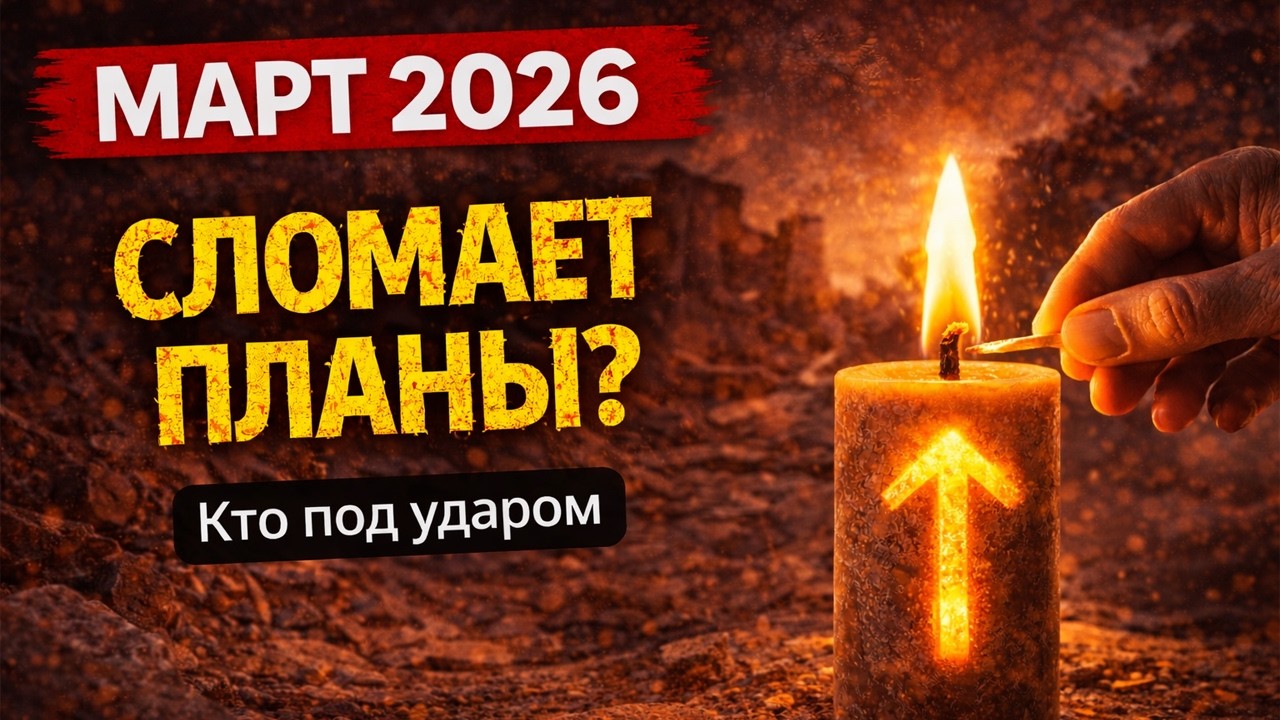 Март 2026: энергия Разрушителя. Кого затронут перемены?
