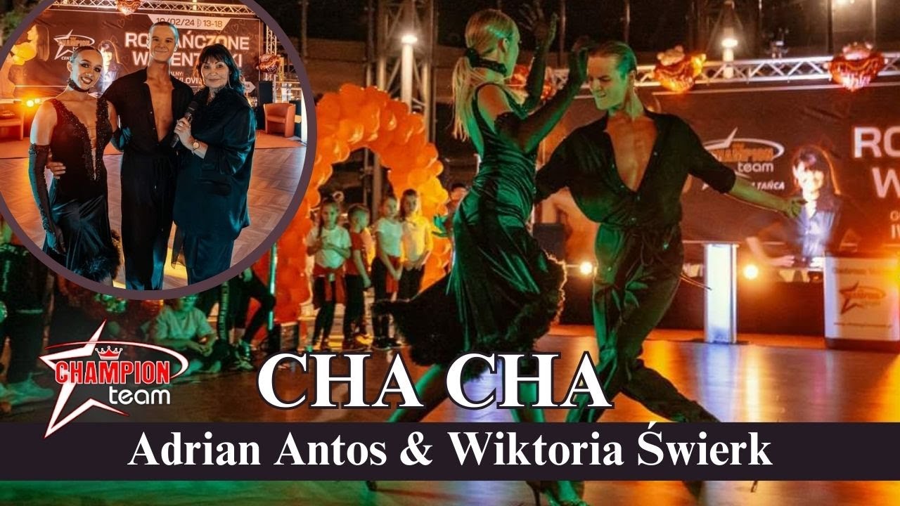 Adrian Antos & Wiktoria Świerk-Pokaz taneczny Cha Cha-Roztańczone Walentynki w Galerii Victoria