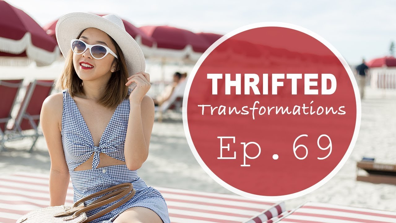 DIY Tie-Dress from Men's Shirt | Thrifted Transformations Ep. 69
