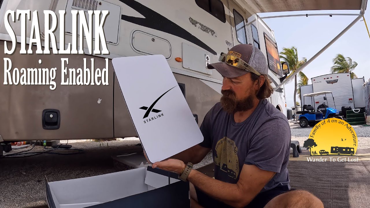 STARLINK FOR RV's - Now with ROAMING Enabled!! | Unboxing and Setup