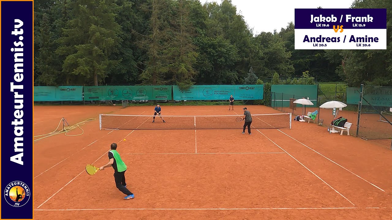 Amateur Tennis - Full Match Doubles - LK 19.6/15.9 vs LK 20.5/20.6