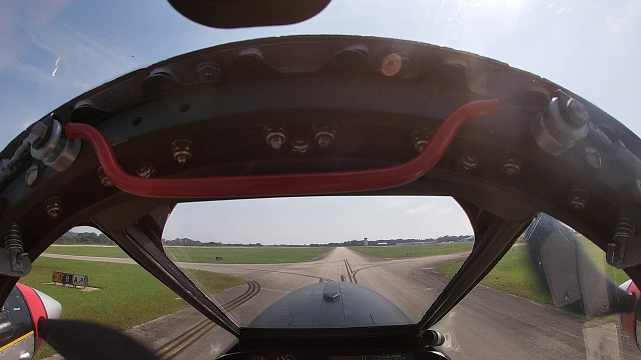 P-38 Lightning Landing, Taxi in.