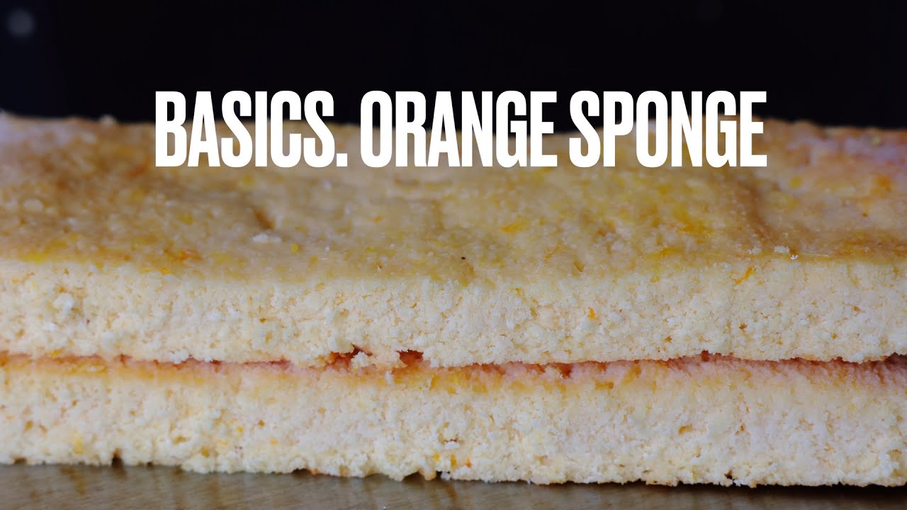 Perfect Base for Mousse Cakes, Trifles & Elegant Desserts | Orange #spongecake