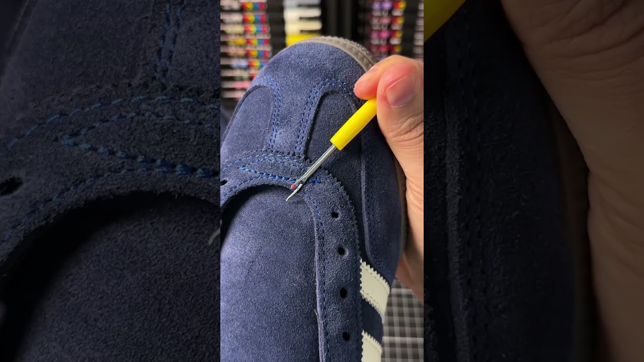 DIY adidas Spezial Sneaker customization 👟🧿 #reels
