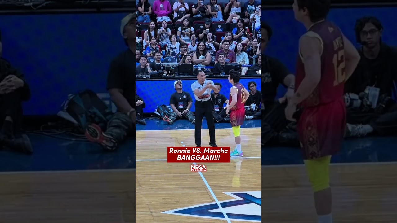 Ronnie Alonte and GMMTV artist Marchc had an intense moment on the court after a collision
