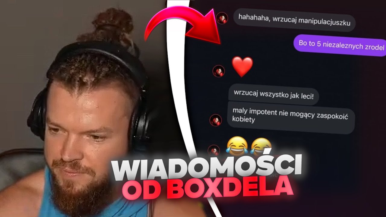 WARDĘGA REAGUJE NA WIADOMOŚCI OD BOXDELA *wyzwiska*
