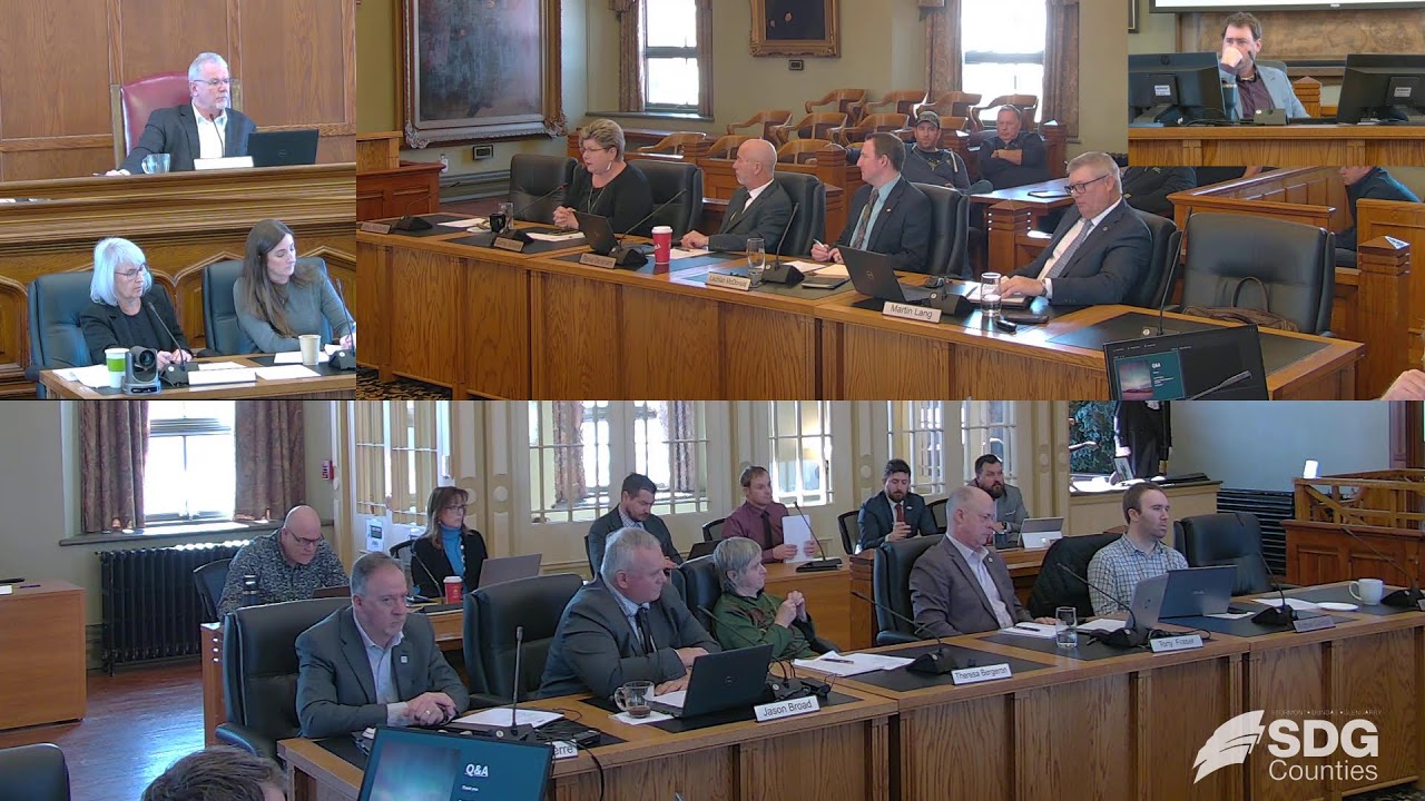 Feb. 9, 2026 - SDG Counties Council Committee of the Whole meeting