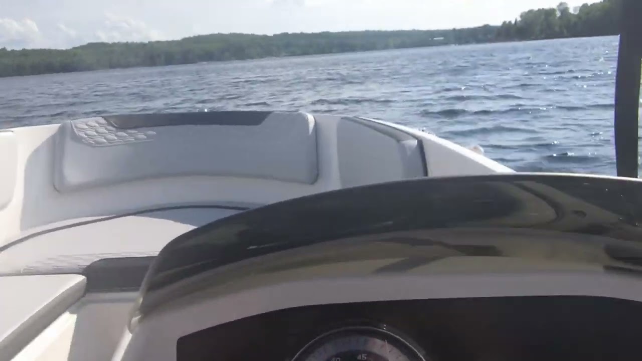 BAYLINER ELEMENT M15: WATER TEST: CANADIAN LAKE, 