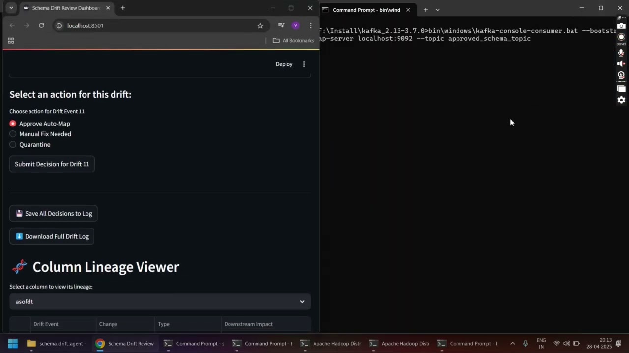 Schema Drift - auto approve
