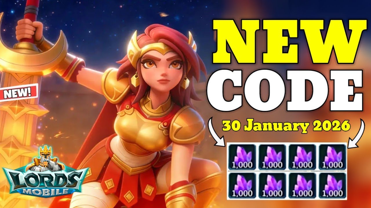*Новый* промокод для Lords Mobile от 30 января 2026 г. || Новый промокод для Lords Mobile