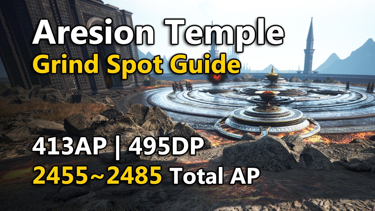 Aresion Temple Grind Spot Guide | Black Desert Online
