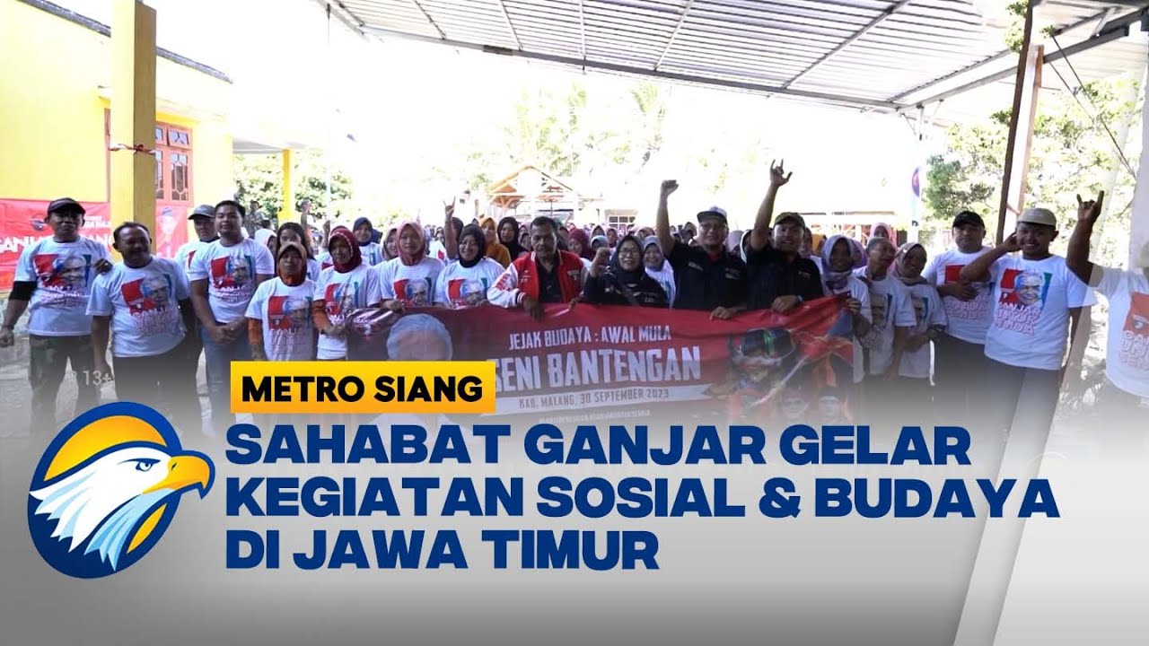 Sahabat Ganjar Gelar Ragam Kegiatan Di Jawa Timur