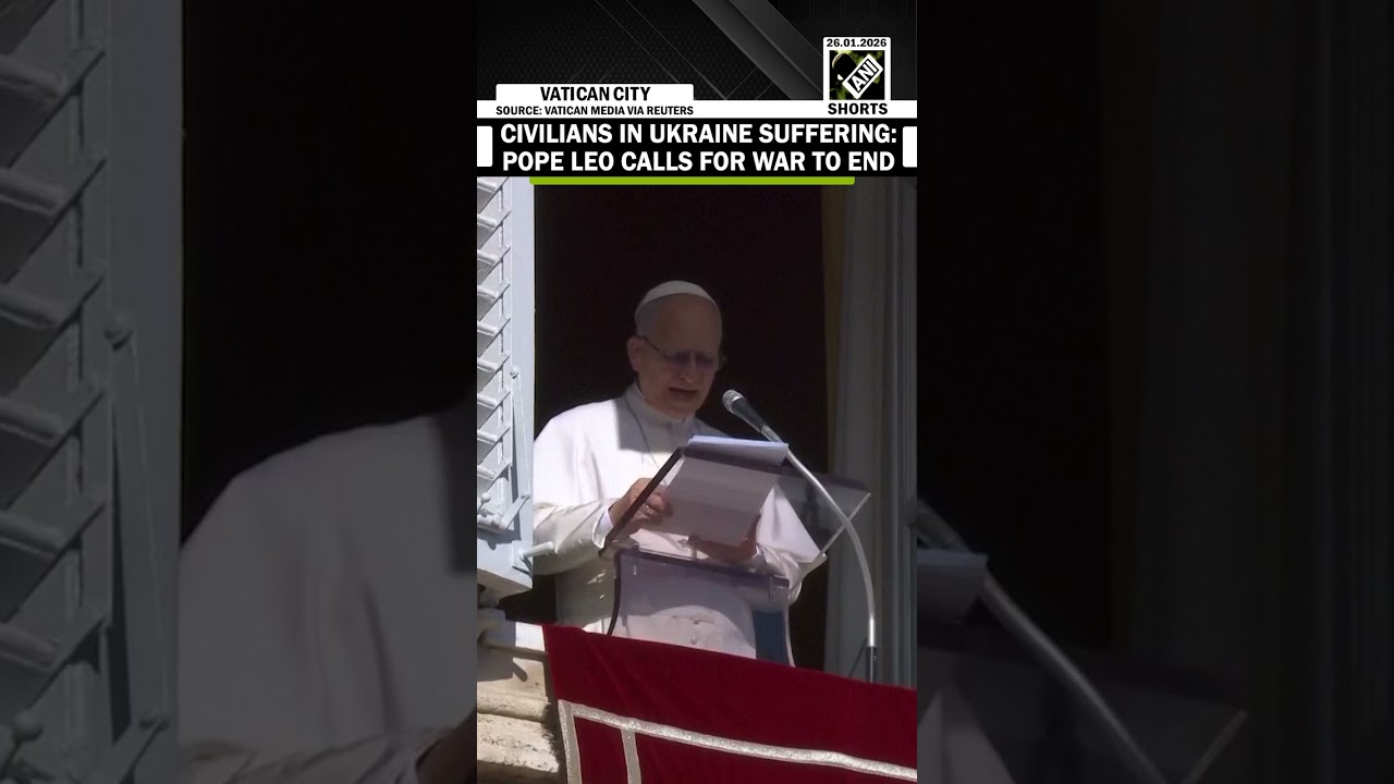 Pope Leo says civilians in Ukraine are suffering, calls for war to end during his Angelus prayer
