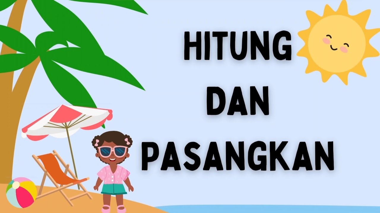 Belajar Berhitung Di Pantai | Edukasi Anak PAUD & TK @CHIKALANDKIDSOFFICIAL #shorts #belajarangka 