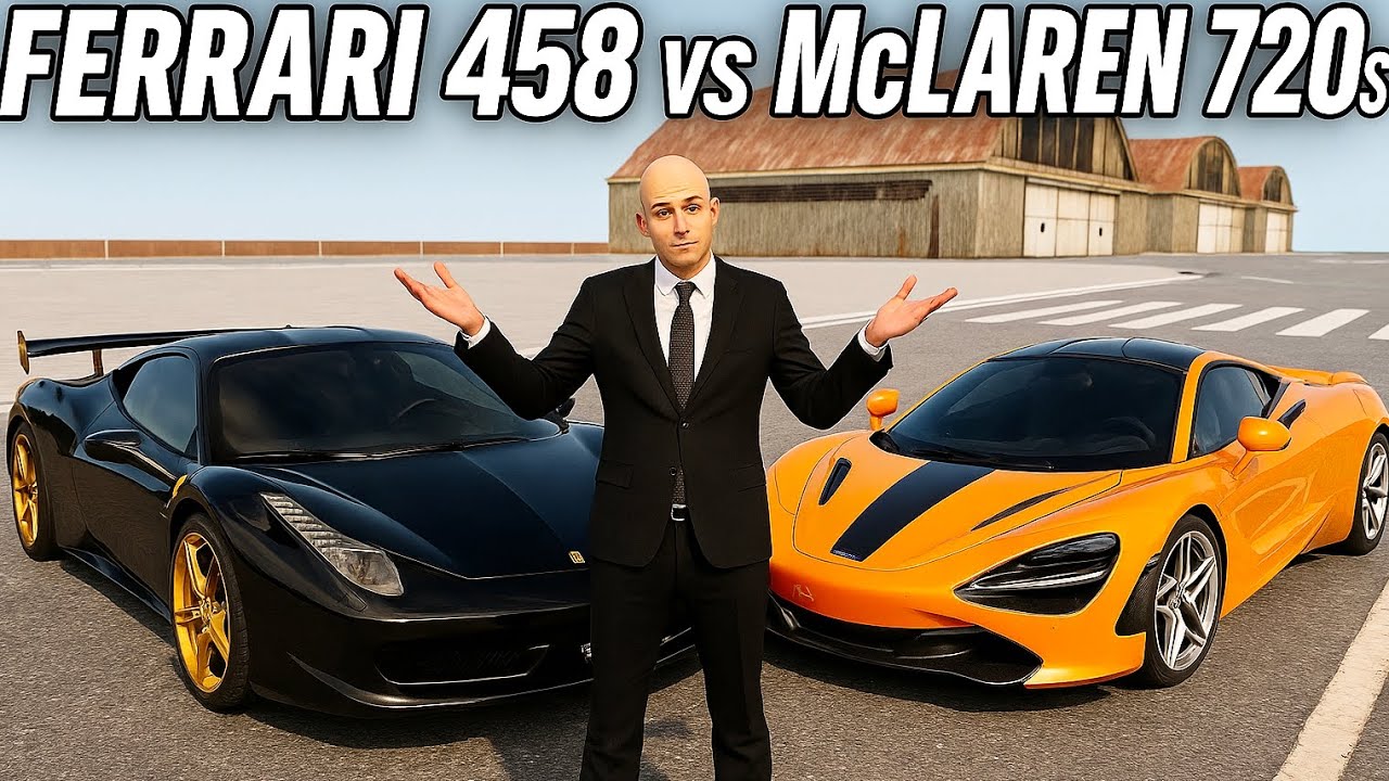 FERRARI 458 VS MCLAREN 720S QUAL A MAIS RÁPIDA? ONE STATE RP!  