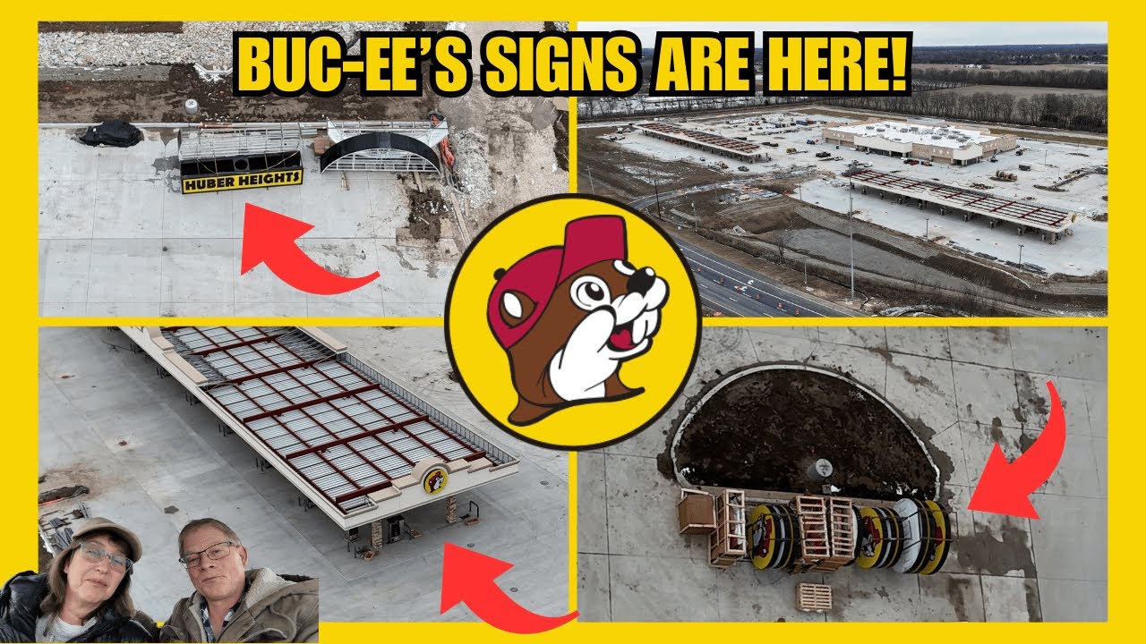 SIGNS ARE HERE! Ohio’s First Buc-ee’s Takes a Big Step Forward | Huber Heights