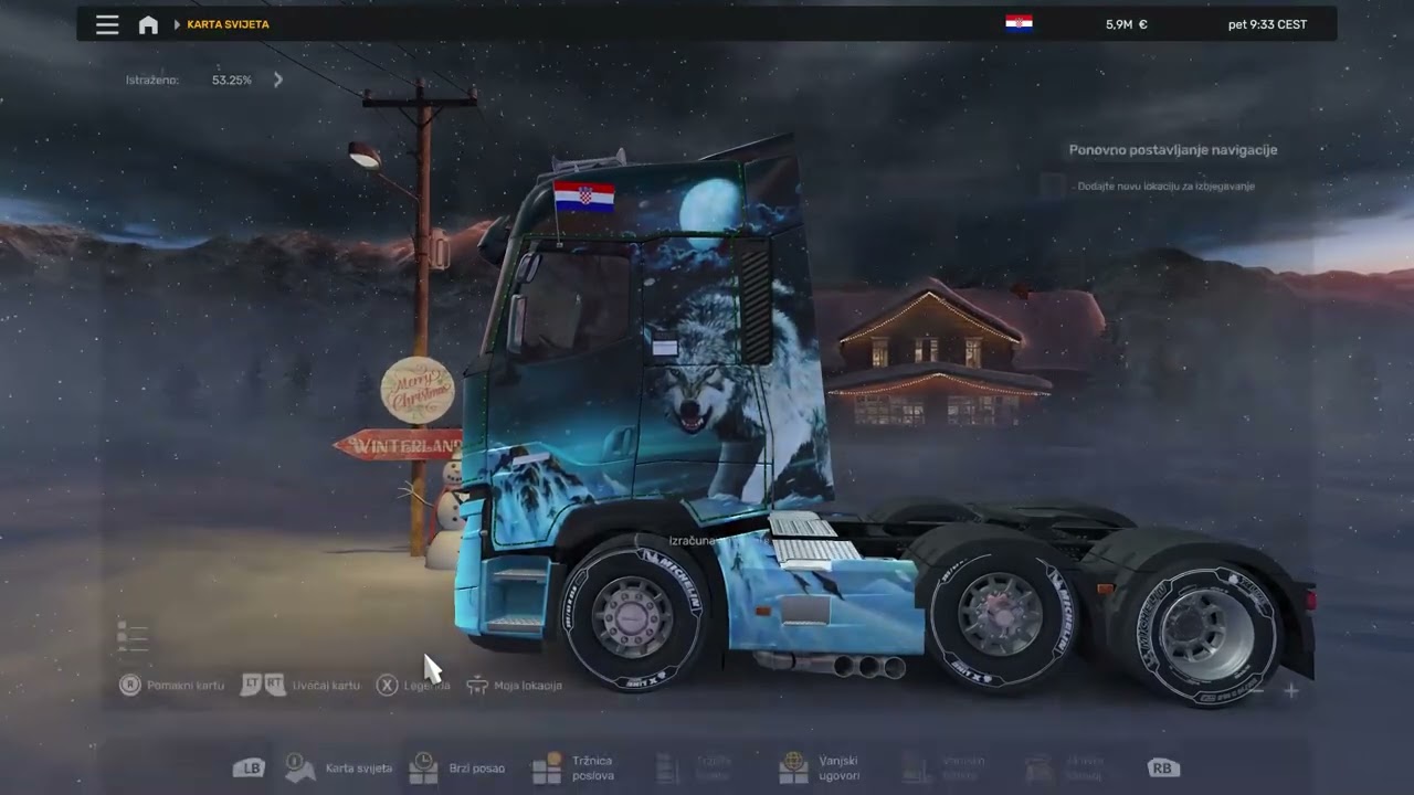 ETS2 - from Rijeka (HR) to Winterland  *Christmas event 2025.*