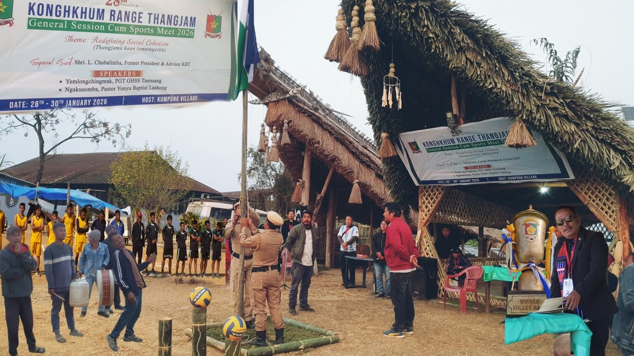28th Kongkhum Range Thangjam General Session Cum Sports Meet @kumpung #chang #nagaland 