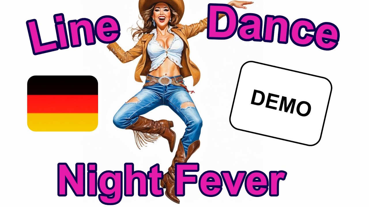 Linedance - Night Fever - DEMO Dance - Bee Gees Nightfever - ADTV Dance School Waal