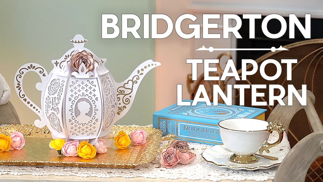 Transform Paper Into a Magical Bridgerton Teapot Light