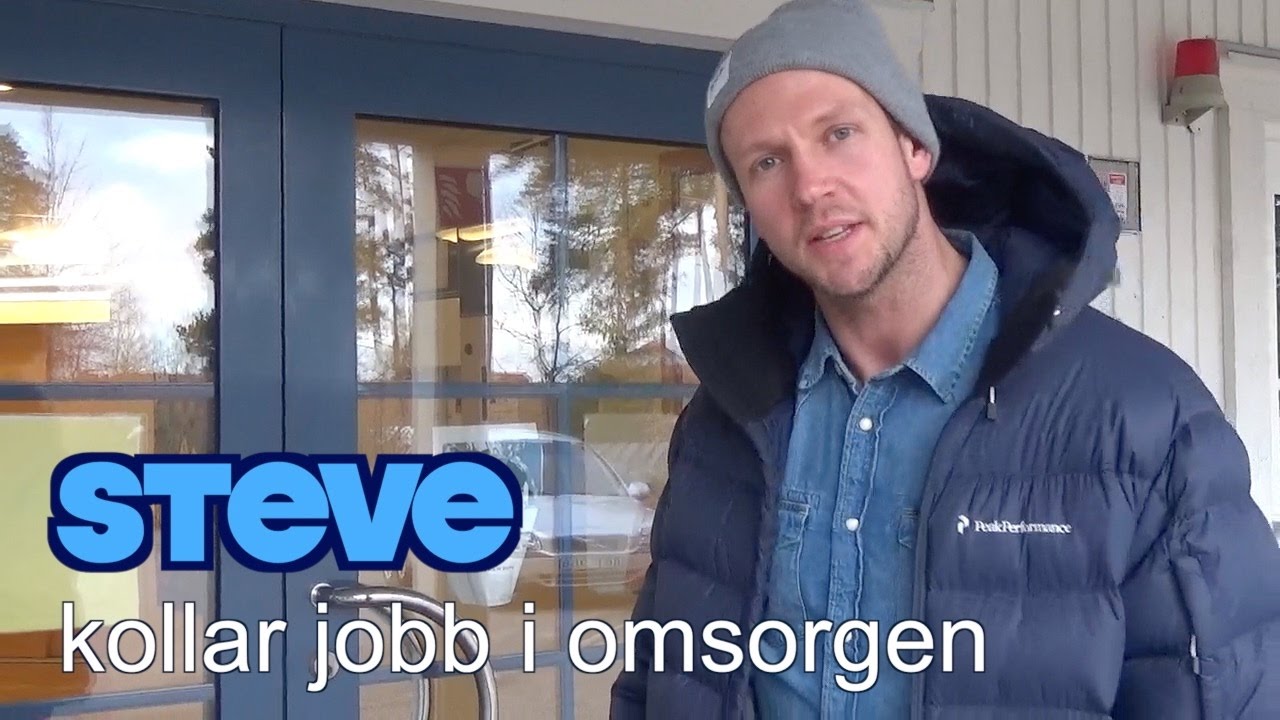 Steve träffar Sanna som jobbar i hemtjänsten
