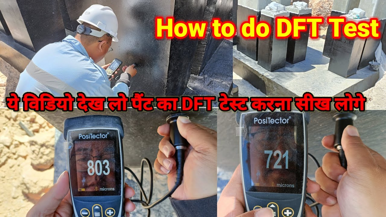 How to do Dry Film Thikness Test (DFT Test) of Paint/Coating| पैंट का DFT Test कैसे होता है #pain