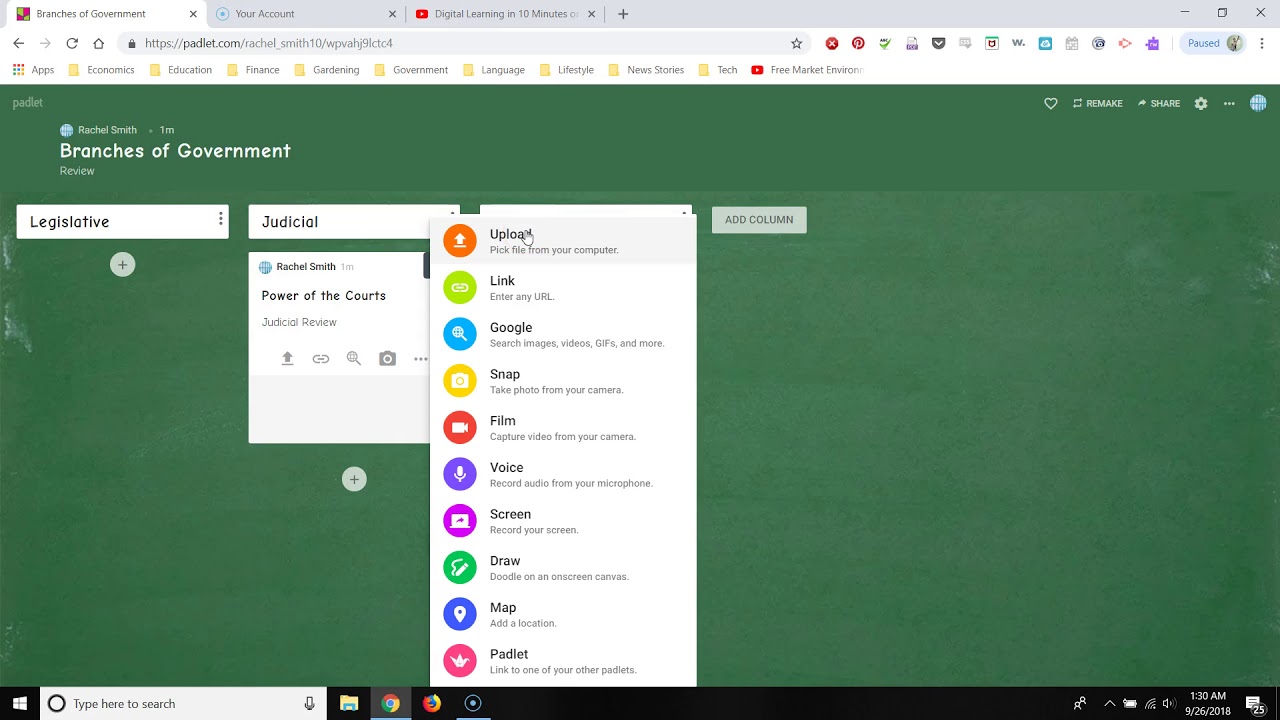 Padlet.com Tutorial