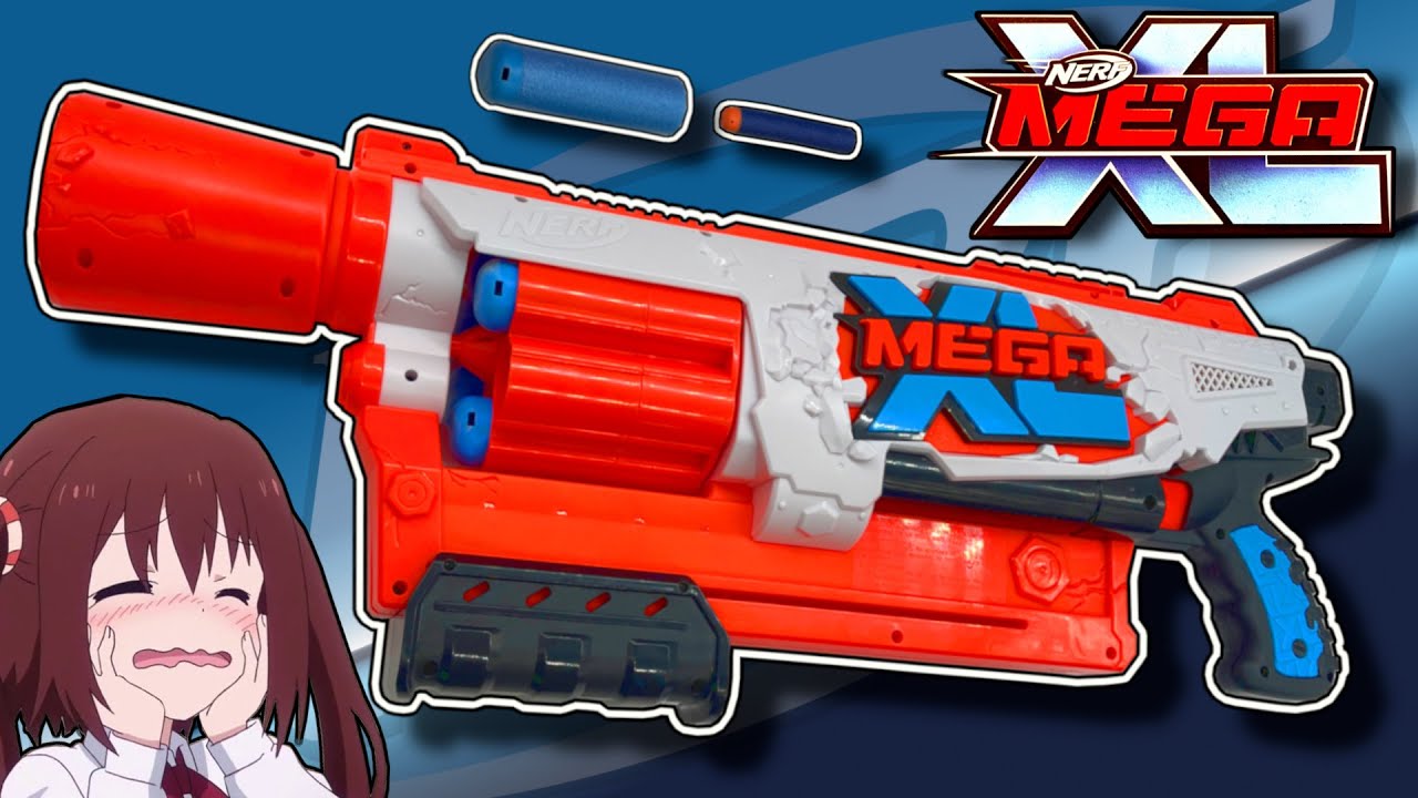 САМЫЕ БОЛЬШИЕ ДРОТИК NERF, ещё больший бластер NERF! Обзор NERF MEGA XL Boomdozer
